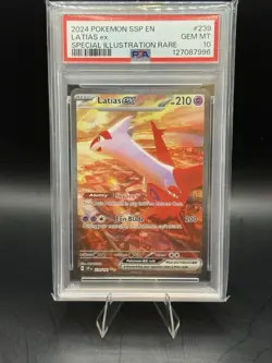Pokemon TCG Latias EX Surging Sparks Scarlet & Violet PSA 10 239/191 - Image 1