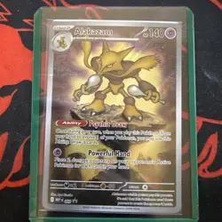 Pokemon TCG Alakazam 009 Mega Evolutions Black Star Promo NM #009 - Image 1