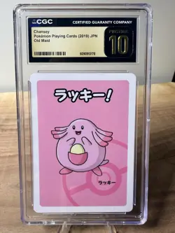 CHANSEY 2019 Pokemon JPN Old Maid CGC Pristine 10 - Image 1