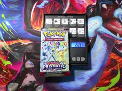 HEAVY! GOD PACKUUU 20.97g Prismatic Evolutions Pokemon TCG Booster (SEALED) - Image 1