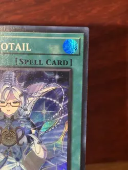 Rahu Dracotail JUSH-EN009 1st Edition Super Rare Foil Yu-Gi-Oh Spell Card - Image 2