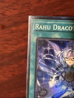 Rahu Dracotail JUSH-EN009 1st Edition Super Rare Foil Yu-Gi-Oh Spell Card - Image 3