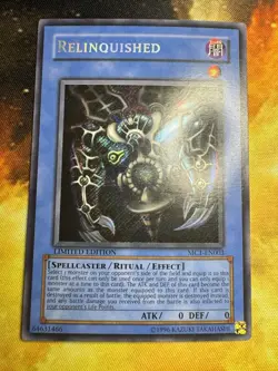 Relinquished - MC1-EN003 - Secret Rare - Limited Edition Yugioh NM - Image 1