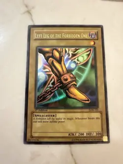 Yu-Gi-Oh! Exodia the Forbidden One. (Legs 1st edition) LOB - Image 5