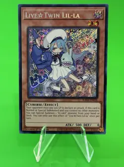 Yu-Gi-Oh Quarter Century Stampede Live Twin Lil-La Secret Rare RA04-EN036 NM!!! - Image 1