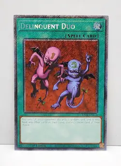 Delinquent Duo (Platinum Secret Rare) RA04-EN114 Yu-Gi-Oh - Image 1