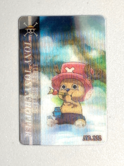 Chopper - No.102 - One Piece Gummy Plastic Vintage 3D Card Japanese - Image 1