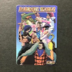 S1719 Baroque Works 3D Nico Robin Japanese One Piece Gumica Gummy Card 2004 - Image 1