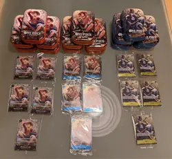Bulk One Piece Tin Pack Set Vol 2 - Total of 15 Sealed Promo Cards + Empty Tin - Image 2
