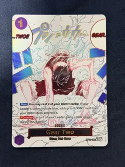 2025 One Piece OP11-080 Gear Two Alt Art - Image 1