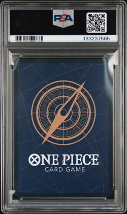 2025 ONE PIECE OP12-037 LEGACY OF THE MASTER DEAD MAN'S GAME ALT ART PSA 10 - Image 2