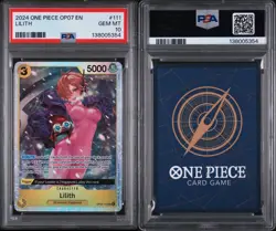 One Piece 500 Years in the Future Super Rare PSA 10 Lilith OP07-111 - Image 3