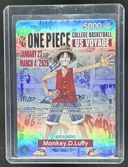 2024 One Piece The Best Monkey.D.Luffy Promo College #P-055 - Image 1