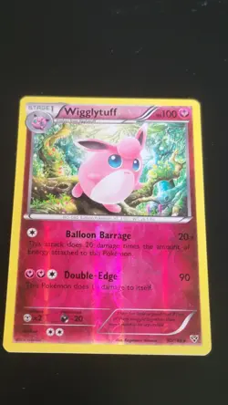 Pokemon TCG Cards Wigglytuff 90/146 XY Base Reverse Holo Rare - - Image 1