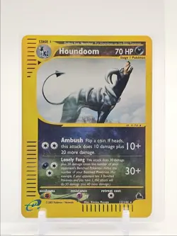 HOUNDOOM 2003 POKEMON E-CARD SKYRIDGE RARE HOLO 12/144 Q1468 - Image 1