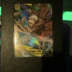 Trafalgar Law Holo 7 Cost 9000 Power One Piece Card Game Character Card - Image 1