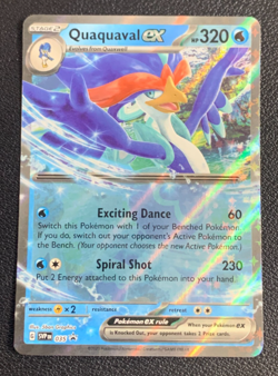 Quaquaval ex SVP 035 Holo Black Star Promo Holo Rare Pokemon TCG Card NM - Image 1