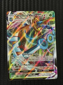 Dhelmise Vmax 010/072 Shining Fates- NM Ultra Rare Full Art Pokemon Card - Image 1