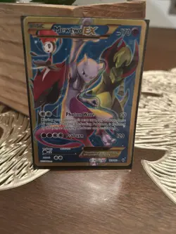 Pokemon Mewtwo EX Secret Rare Holo 170 HP Card 163/162 XY Psychic Pokemon TCG - Image 1