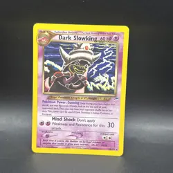 Pokemon TCG Dark Slowking Neo Destiny Card 20/105 Unlimited Rare - Image 1