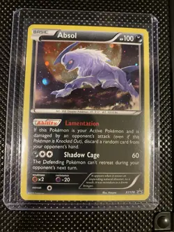 Absol Cosmos Holo XY178 2016 Black Star Promo LP/MP Pokemon Card - Image 1