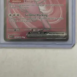 Pokemon Mew EX 2023 TCG Full Art Holo Rare Card 193/165 Scarlet & Violet 151 - Image 1