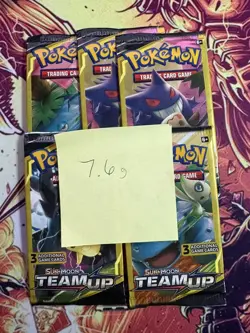 Pokemon Team Up 3 Card Booster Pack - 24 plus Display box Heavy & Light - Image 1
