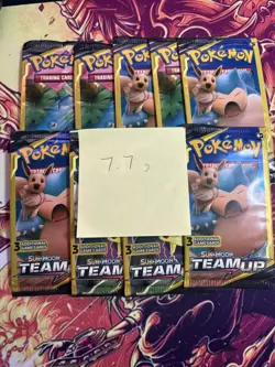 Pokemon Team Up 3 Card Booster Pack - 24 plus Display box Heavy & Light - Image 2