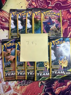 Pokemon Team Up 3 Card Booster Pack - 24 plus Display box Heavy & Light - Image 3