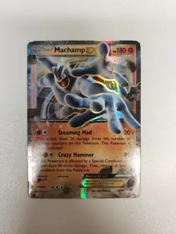 Machamp EX 37/98 - Pokemon TCG Ancient Origins XY Ultra Rare Card MP - Image 1