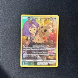 Pokemon Mimikyu TCG Cosmic Eclipse Holo Card 245/236 Secret Rare Near Mint - Image 2
