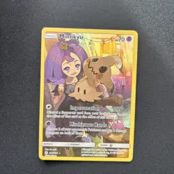 Pokemon Mimikyu TCG Cosmic Eclipse Holo Card 245/236 Secret Rare Near Mint - Image 3