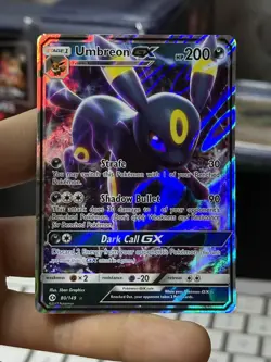 #2 Umbreon GX 80/149 Sun and Moon Base 2017 Holo Pokemon Card TCG - Image 3