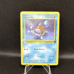 Pokemon Squirtle Common Team Rocket 68/82 50 HP Card English - Image 1