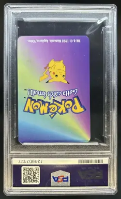 1998 Pokemon KFC Mini Card Game Snorlax #143 PSA 9 MINT - Image 2