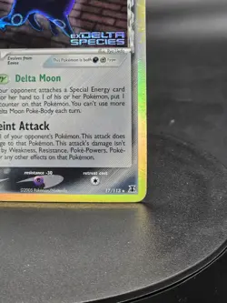 Pokemon TCG Umbreon 17/113 Delta Species Reverse Holo Rare Stamped Card - Image 5