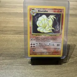 Pokemon TCG Ninetales Base Set - Holo Rare Card 12/102 80HP 2 - Image 1