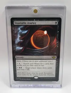 Insatiable Avarice OTJ 91 NM Magic The Gathering Rare Card - Image 1