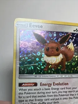 DAMAGED Eevee 101/149 Holofoil General Mills Promo AUTHENTIC Pokemon Card - Image 3