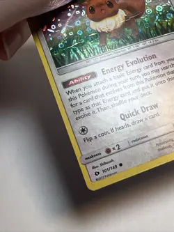 DAMAGED Eevee 101/149 Holofoil General Mills Promo AUTHENTIC Pokemon Card - Image 5