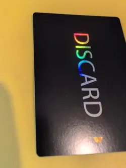 MTG - Discard - Lord of the Rings Misprint / Print Error Card - NM - FOIL text - Image 1