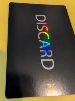 MTG - Discard - Lord of the Rings Misprint / Print Error Card - NM - FOIL text - Image 2