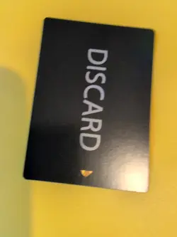 MTG - Discard - Lord of the Rings Misprint / Print Error Card - NM - FOIL text - Image 3