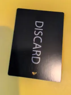 MTG - Discard - Lord of the Rings Misprint / Print Error Card - NM - FOIL text - Image 4