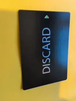 MTG - Discard - Lord of the Rings Misprint / Print Error Card - NM - FOIL text - Image 5