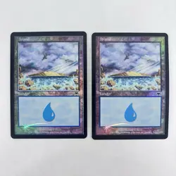 MTG X2 Foil Island Onslaught #338 Magic The Gathering TCG Cards - Image 2
