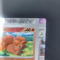 Pokemon TCG NFC Error Miscut Card Vulpix 028/197 Reverse Holo Obsidian Flames - Image 5