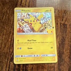 Pokemon Pikachu McDonald's 25th Anniversary Holo Promo Card 25/25 2021 60 HP - Image 1