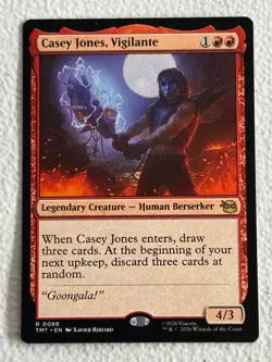 CASEY JONES, VIGILANTE 88 TEENAGE MUTANT NINJA TURTLES MAGIC: THE GATHERING NM/M - Image 1