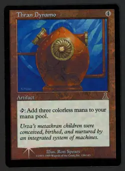 ***FOIL Thran Dynamo*** MTG Urza's Destiny Magic Kid Icarus - Image 1